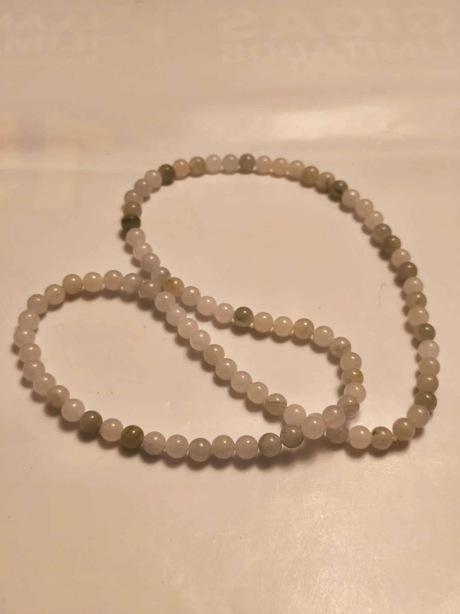 Necklace of light agates with 80 centimeters – photo 11